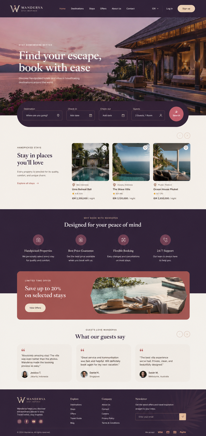 Wanderva Booking